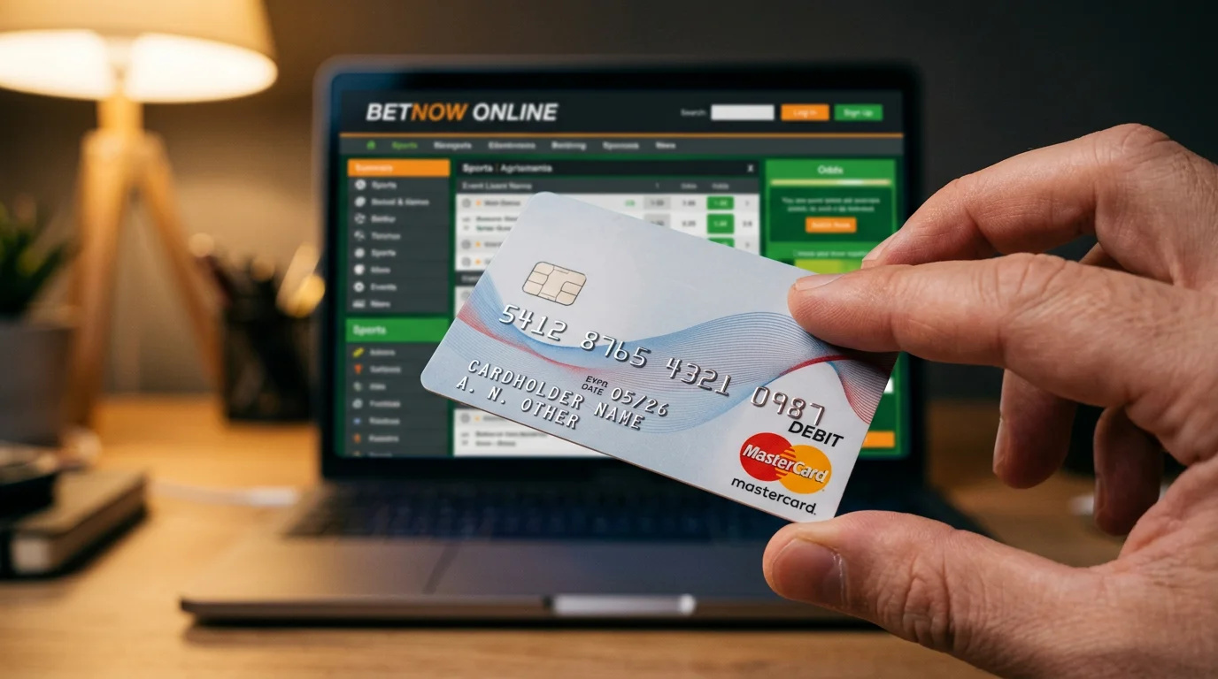 Mastercard debitna kartica za online klađenje s prikazom aktivacije i limita