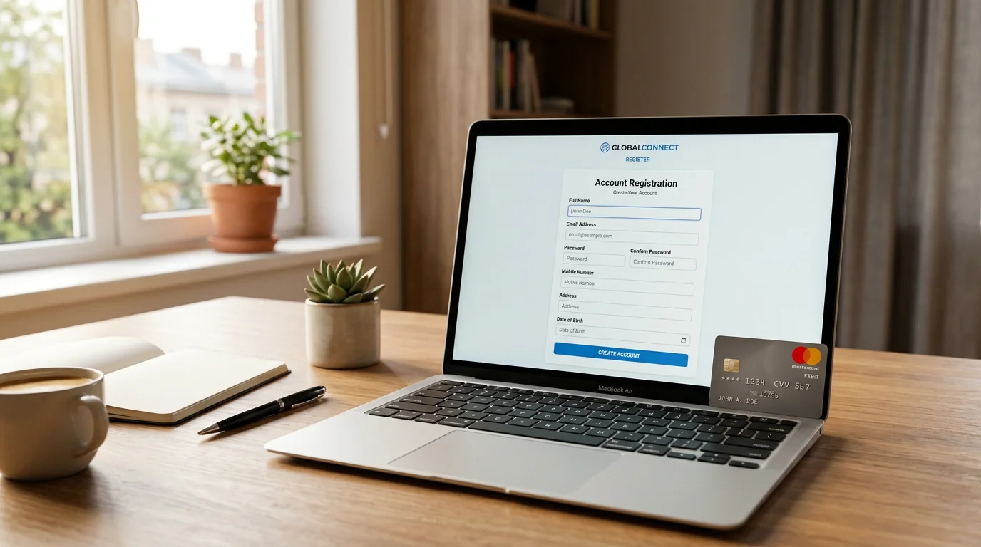 Postupak registracije u online kladionici s Mastercard karticom